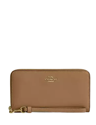 Coach Long Zip Around Wallet