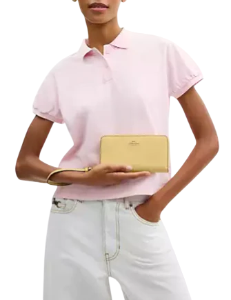 Coach Long Zip Around Wallet
