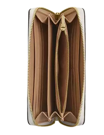 Coach Long Zip Around Wallet With Floral Print