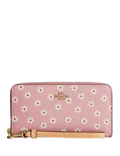Coach Long Zip Around Wallet With Floral Print