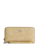 Coach Long Zip Around Wallet With Floral Print