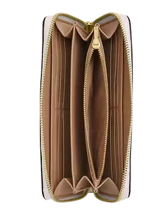Coach Long Zip Around Wallet With Sketch Print
