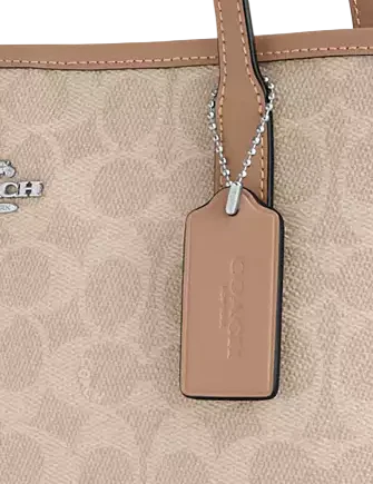 Coach Medium City Tote Bag In Signature Canvas