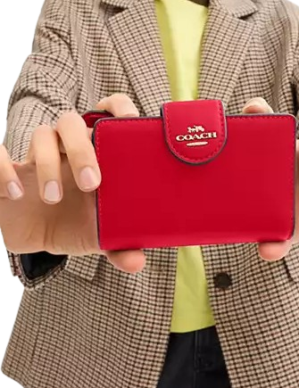 Coach Medium Corner Zip Wallet