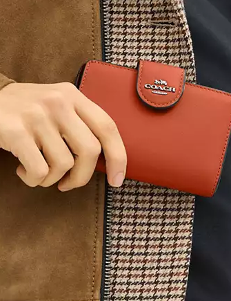 Coach Medium Corner Zip Wallet