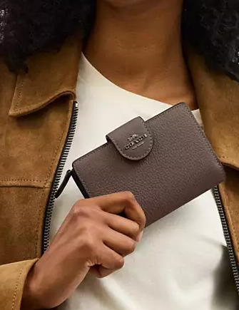 Coach Medium Corner Zip Wallet
