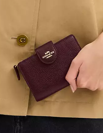 Coach Medium Corner Zip Wallet
