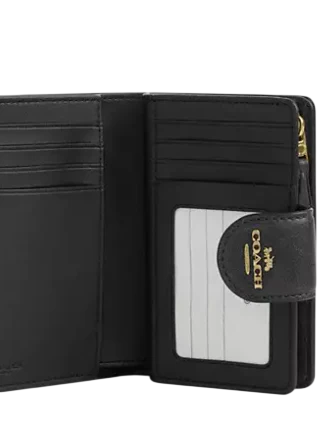 Coach Medium Corner Zip Wallet In Loved Signature Canvas