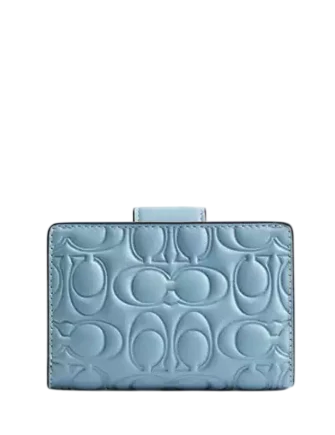Coach Medium Corner Zip Wallet In Signature Leather