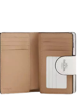 Coach Medium Corner Zip Wallet In Signature Leather