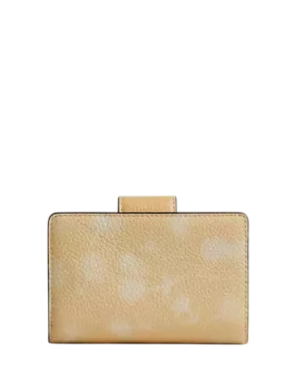 Coach Medium Corner Zip Wallet With Floral Print