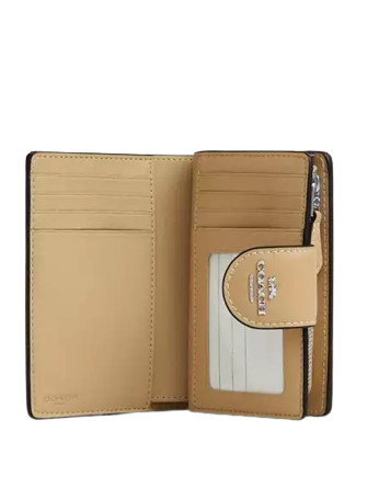 Coach Medium Corner Zip Wallet With Lemon Print