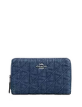Coach Medium Id Zip Wallet With Quilting