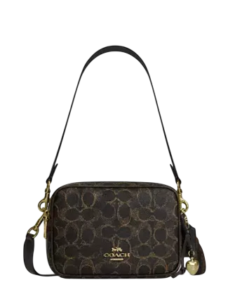 Coach Mini Carey Crossbody Bag In Loved Signature Canvas