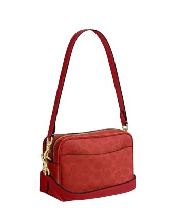 Coach Mini Carey Crossbody Bag In Signature Canvas