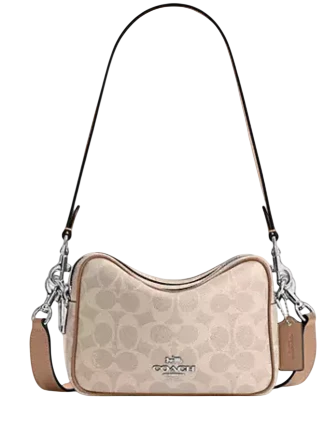 Coach Mini Carey Crossbody Bag In Signature Canvas