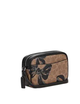 Coach Mini Jamie Camera Bag In Signature Canvas With Bow Print