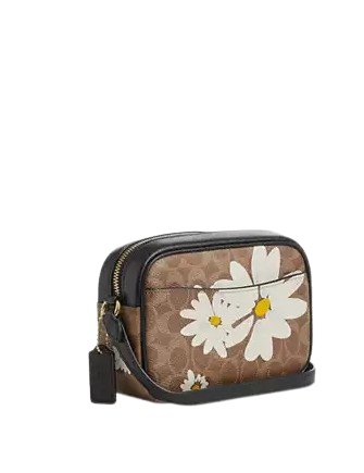 Coach Mini Jamie Camera Bag In Signature Canvas With Floral Print