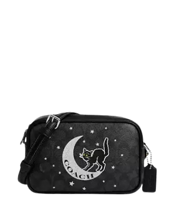 Coach Mini Jamie Camera Bag In Signature Canvas With Halloween Graphic