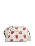 Coach Mini Jamie Camera Bag With Strawberry Print