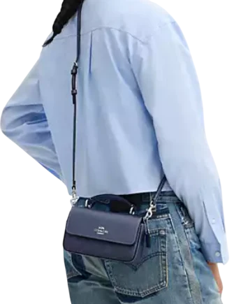 Coach Mini Josie Top Handle Bag In Signature Canvas