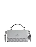 Coach Mini Josie Top Handle Bag In Signature Canvas