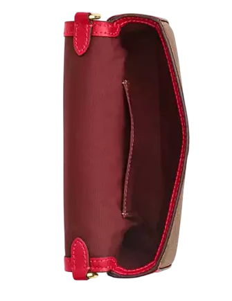 Coach Mini Josie Top Handle Bag In Signature Canvas