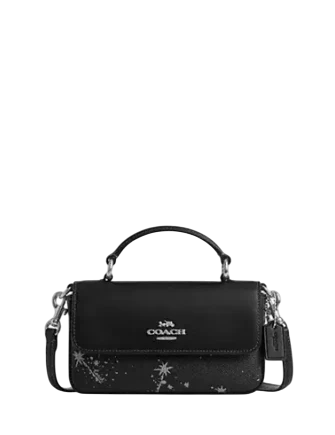 Coach Mini Josie Top Handle Bag With Star Print