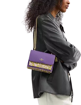 Coach Mini Klare Crossbody Bag In Colorblock With Floral Print