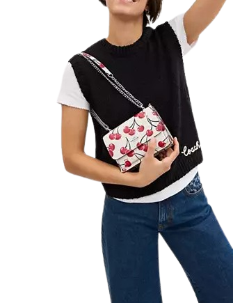 Coach Mini Klare Crossbody Bag With Cherry Print