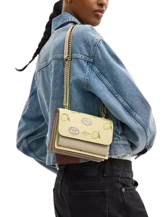 Coach Mini Klare Crossbody Bag With Lemon Print