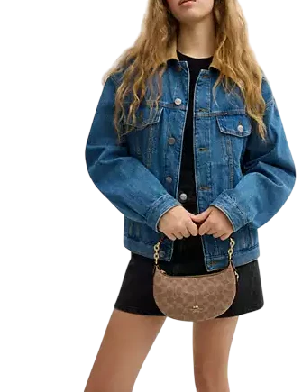 Coach Mini Payton Bag In Signature Canvas