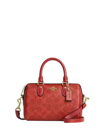Coach Mini Rowan Crossbody Bag In Signature Canvas