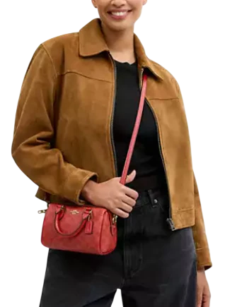Coach Mini Rowan Crossbody Bag In Signature Canvas