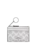 Coach Mini Skinny Id Case In Signature Canvas