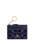 Coach Mini Skinny Id Case In Signature Denim