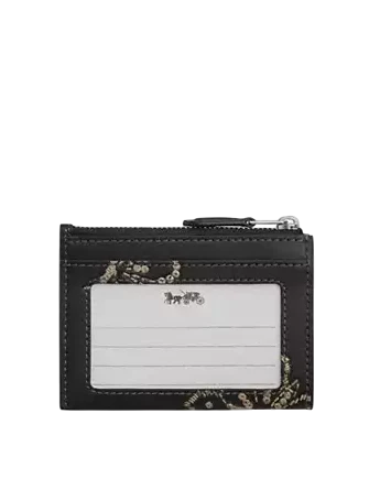 Coach Mini Skinny Id Case With Butterfly Print