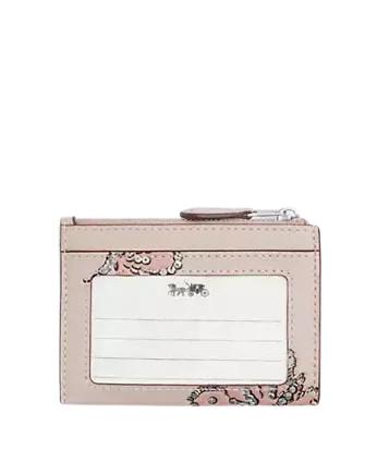 Coach Mini Skinny Id Case With Butterfly Print