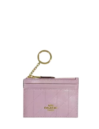 Coach Mini Skinny Id Case With Quilting