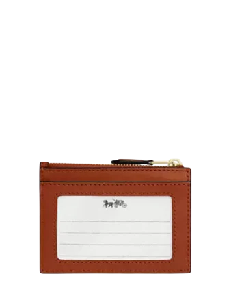 Coach Mini Skinny Id Case With Quilting