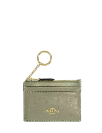 Coach Mini Skinny Id Case With Quilting