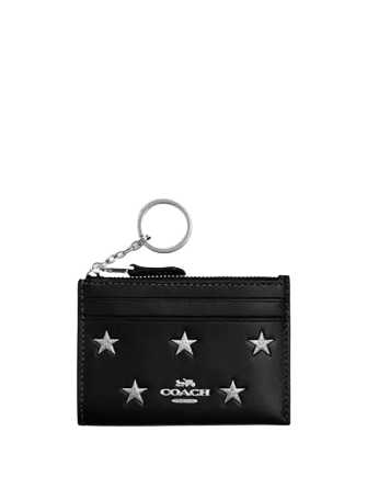 Coach Mini Skinny Id Case With Star Print