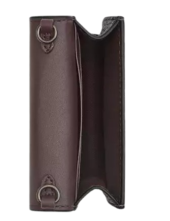 Coach Mini Wallet On A Chain With Rivets