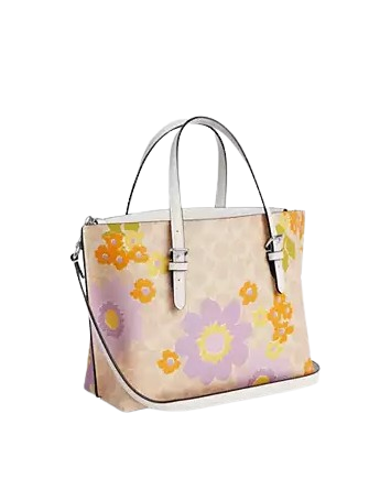 Coach Mollie Tote Bag 25 In Signature Canvas With Floral Print