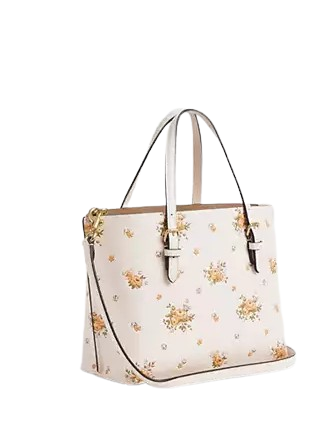 Coach Mollie Tote Bag 25 With Floral Print