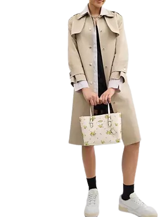 Coach Mollie Tote Bag 25 With Floral Print