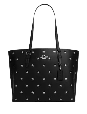 Coach Mollie Tote Bag With Star Print