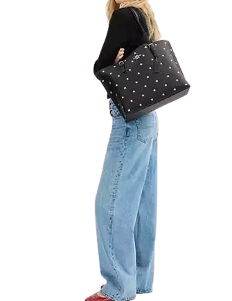 Coach Mollie Tote Bag With Star Print