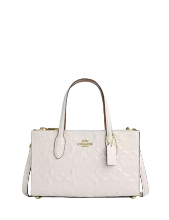 Coach Nina Small Tote Bag In Signature Leather