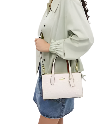 Coach Nina Small Tote Bag In Signature Leather